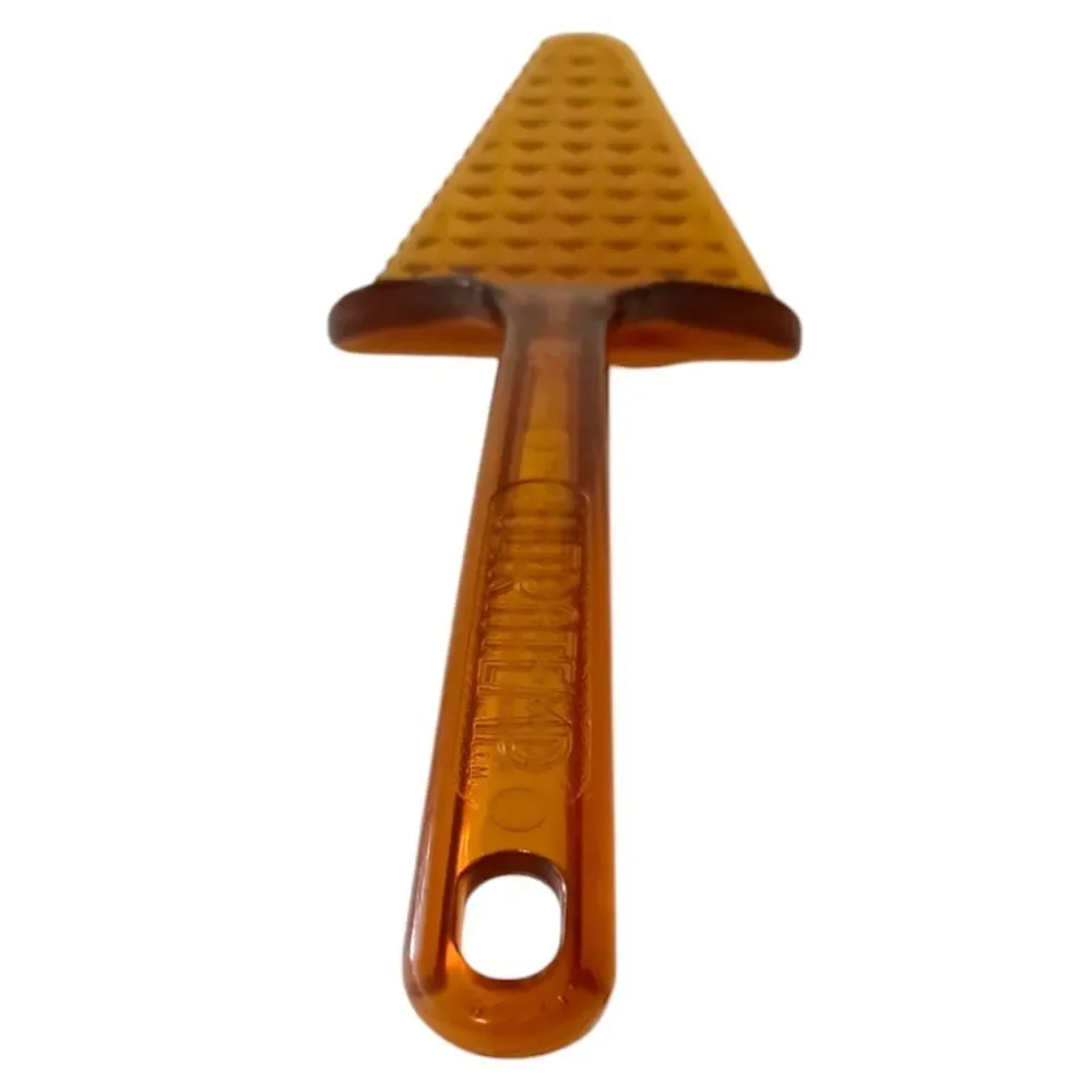 Ultratemp Pie Server Serrated Cake Vintage Translucent Amber Robinson USA Made.‎